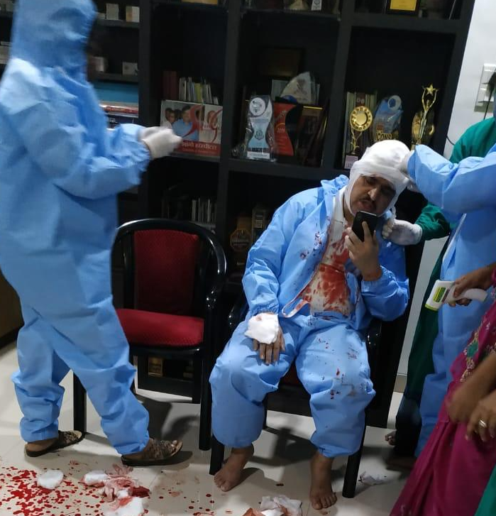 डॉक्टर रमेश भराडे यांच्यावर प्रानघातक हल्ला 